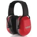 3015090 Jackson Safety VIBE Earmuffs,NRR/29,Red,Smoke Lens,Hardcoat