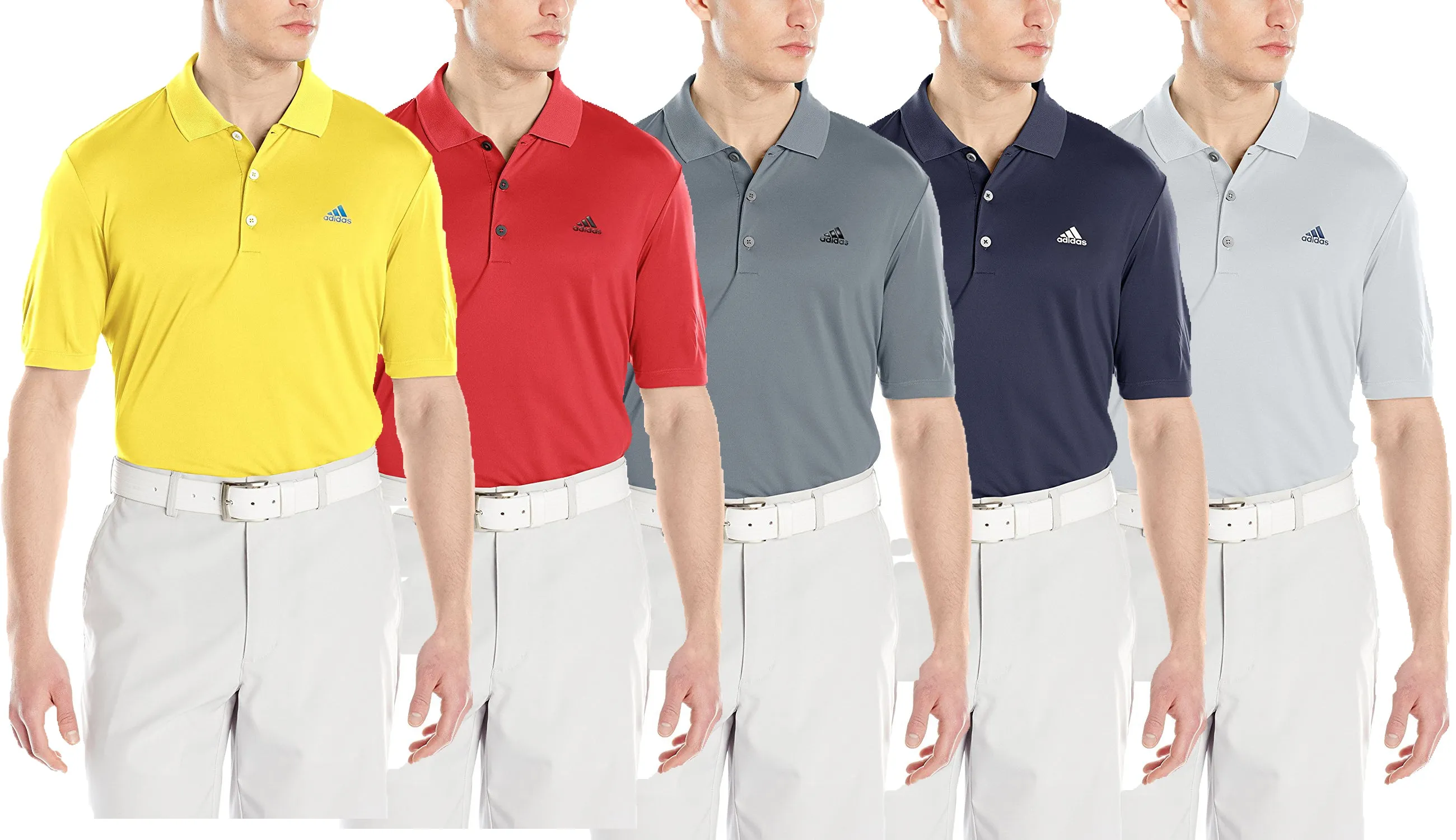 Adidas Golf Men's Branded Performance Polo Shirt, Color Options