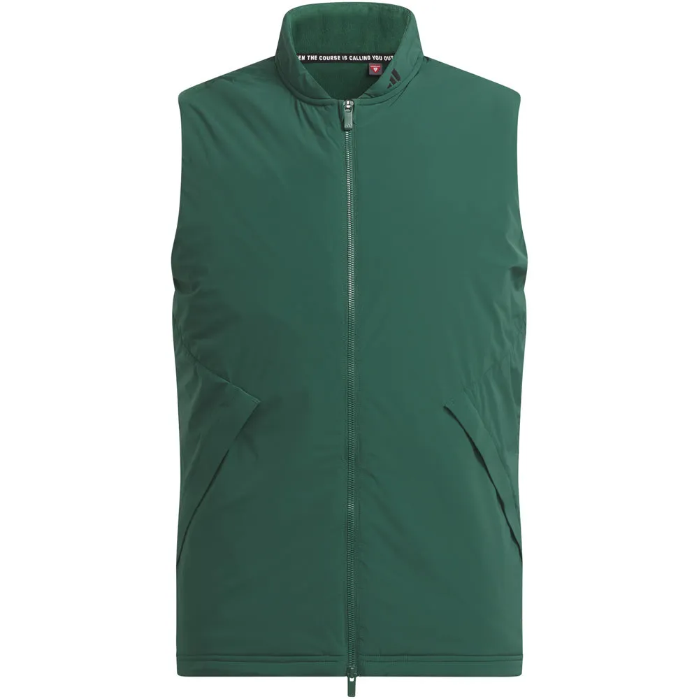 adidas Ultimate365 Tour Frostguard Padded Vest - Collegiate Green