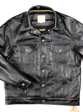 Aero 557XX Type 3 Jean Jacket, size 40, Blackened Brown Vicenza Horsehide