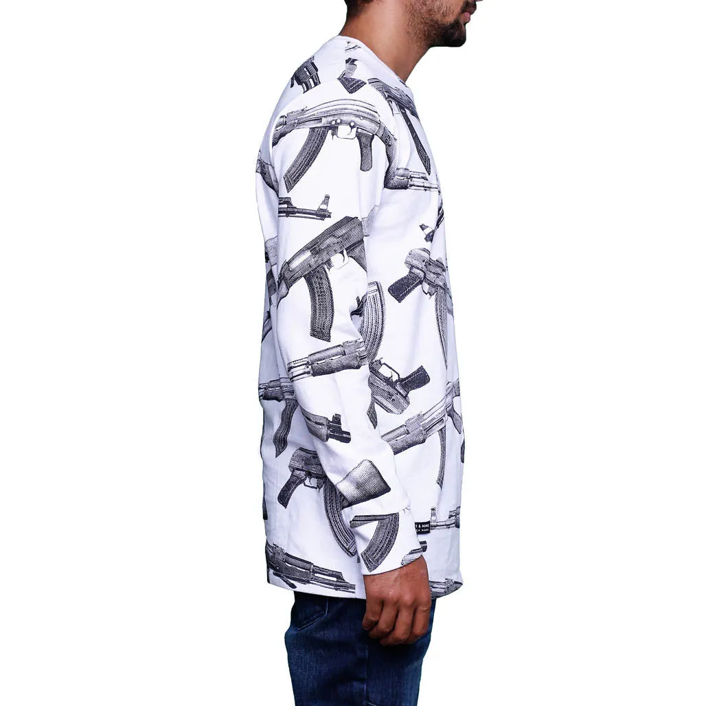 AKs Long Sleeve Tee White L/S