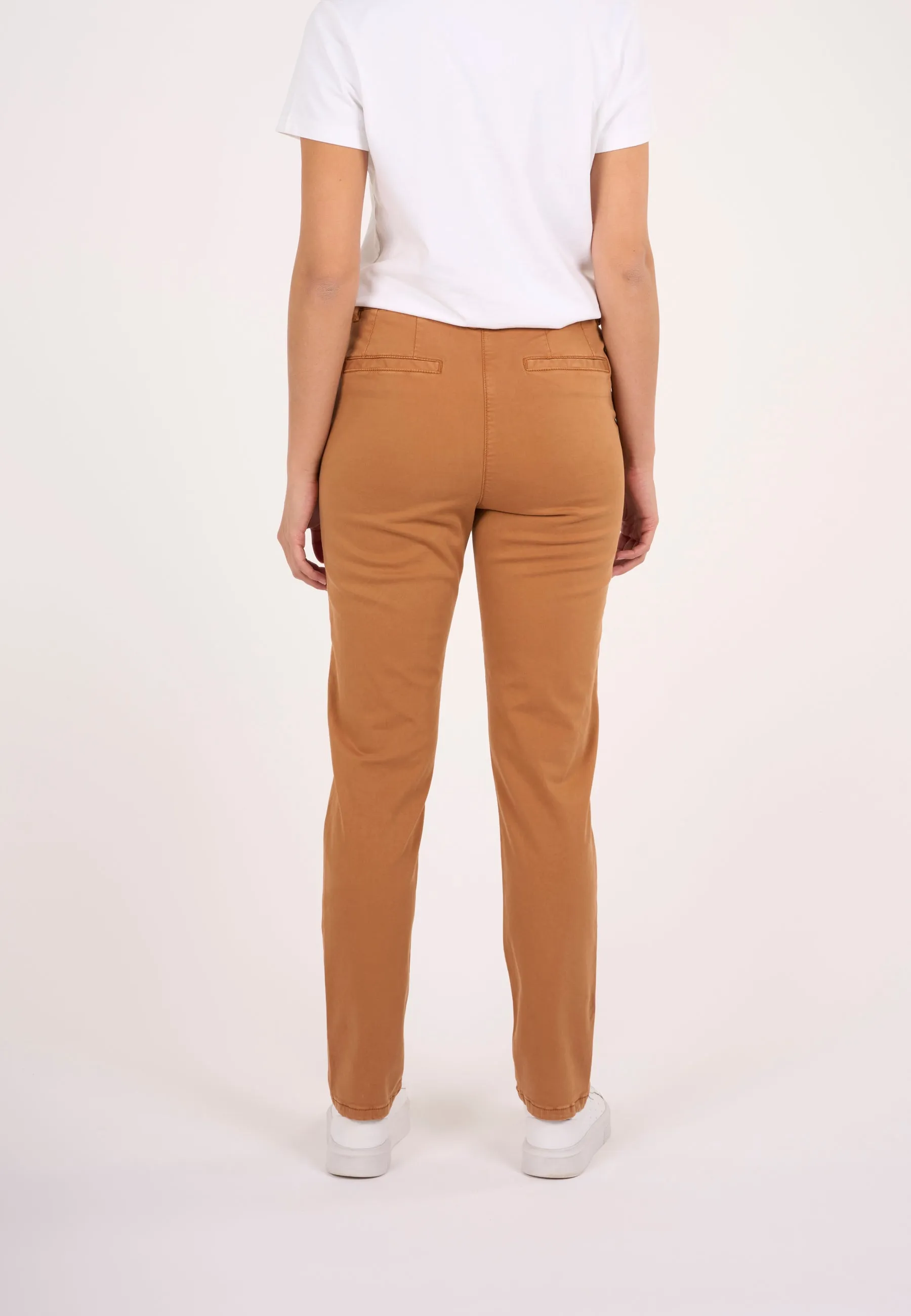 ALMA slim twill chino - Brown Sugar