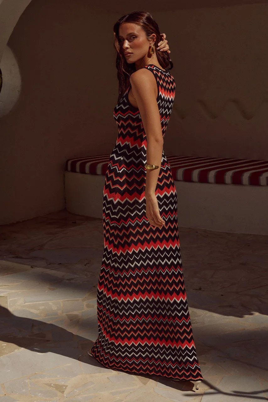 ANDREA MAXI DRESS - JAFFA COMBO