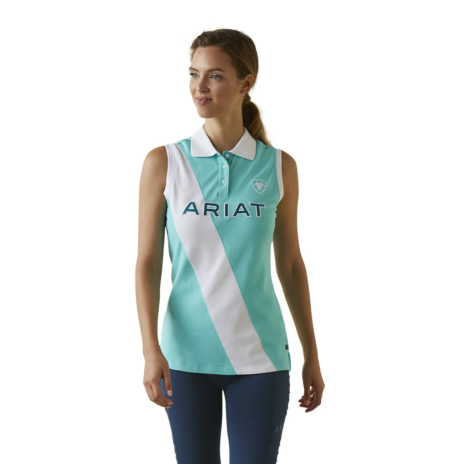 Ariat Womens Taryn Sleeveless Polo Shirt