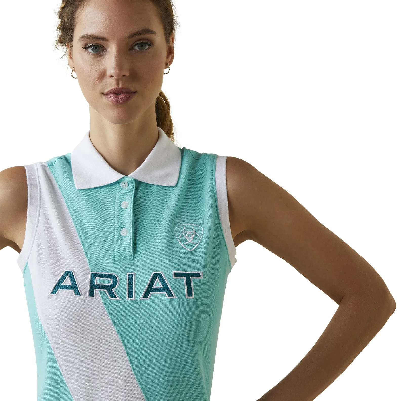 Ariat Womens Taryn Sleeveless Polo Shirt