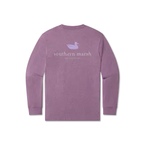 Authentic Heathered Tee - Long Sleeve