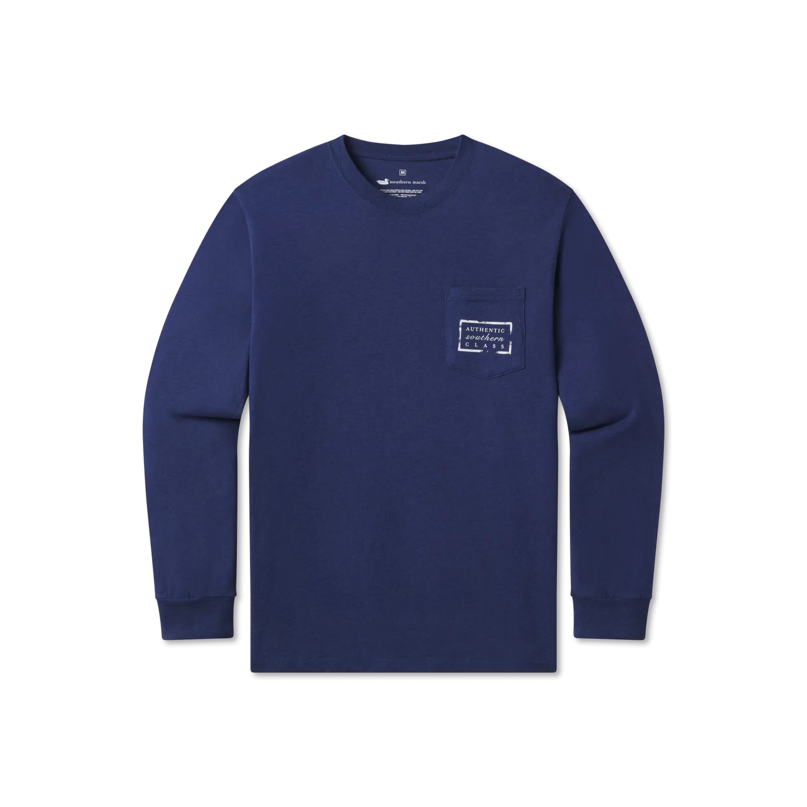 Authentic Heathered Tee - Long Sleeve