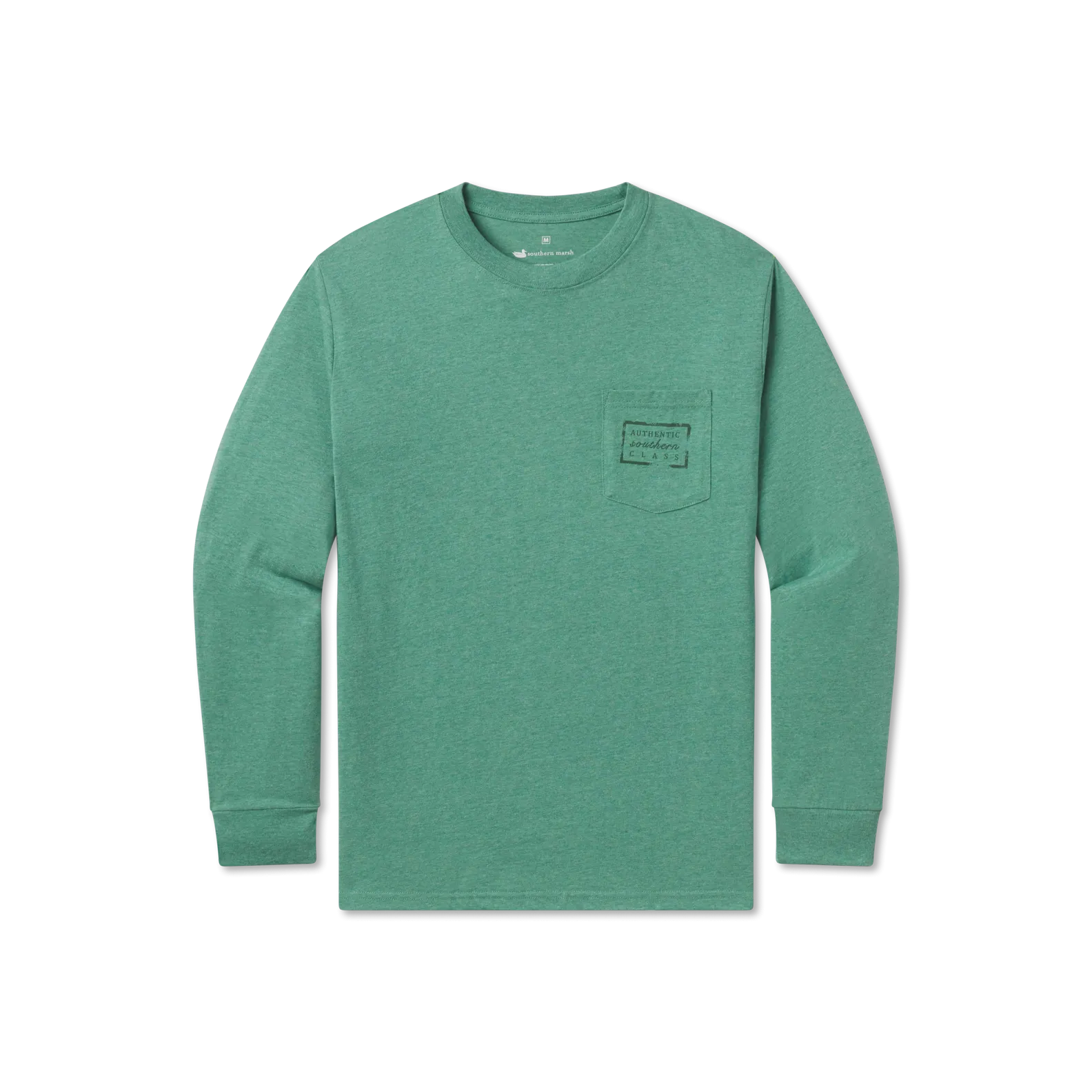 Authentic Heathered Tee - Long Sleeve