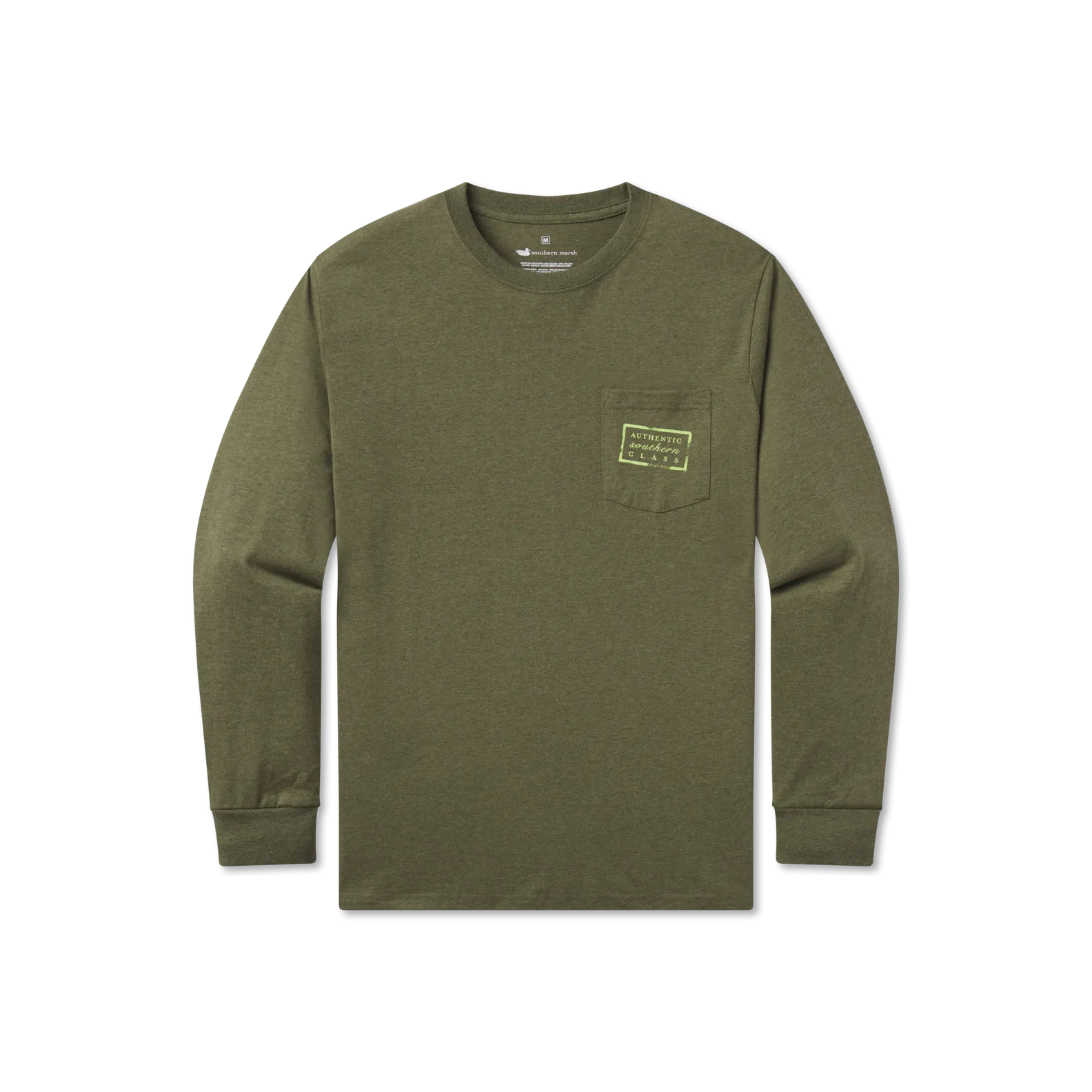 Authentic Heathered Tee - Long Sleeve