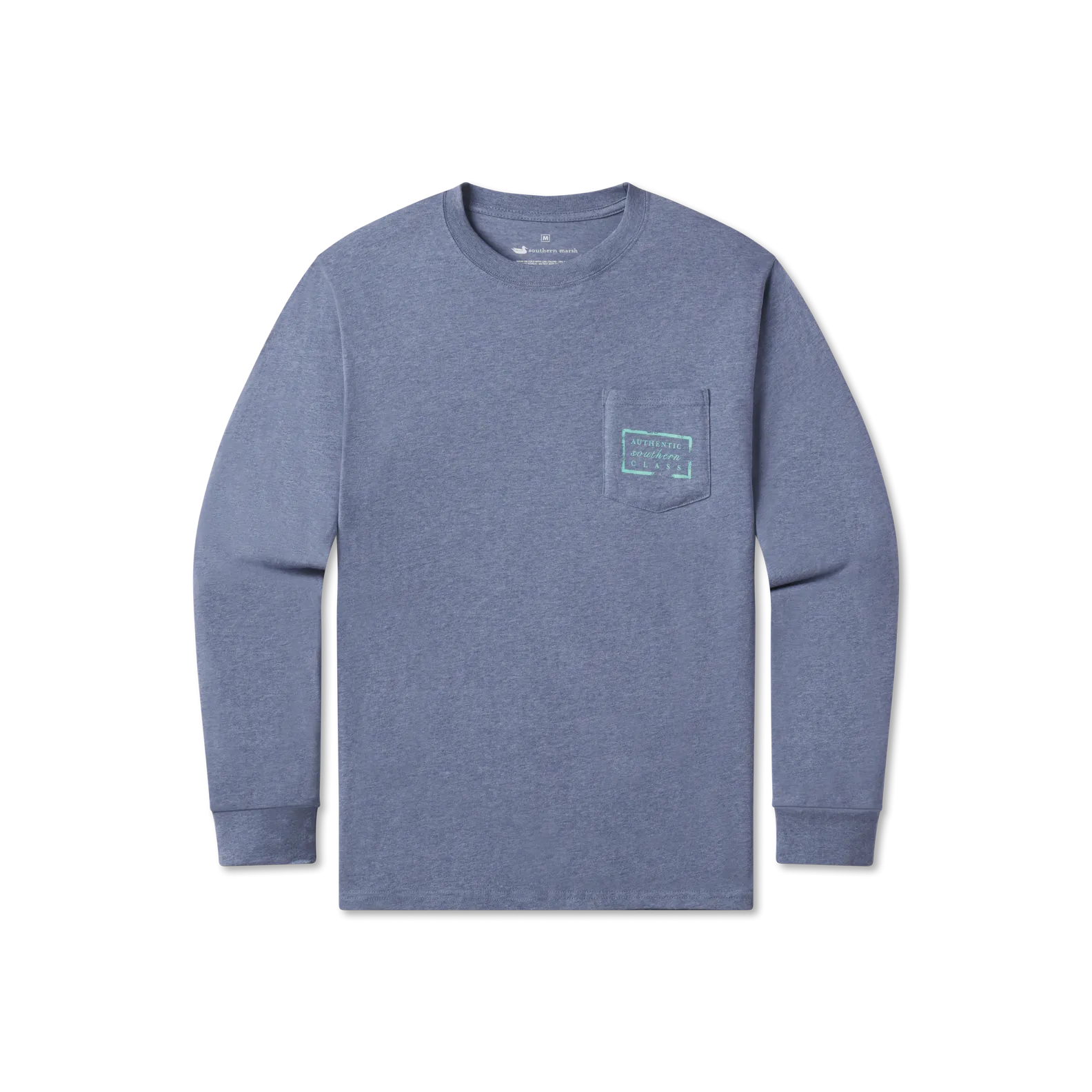 Authentic Heathered Tee - Long Sleeve