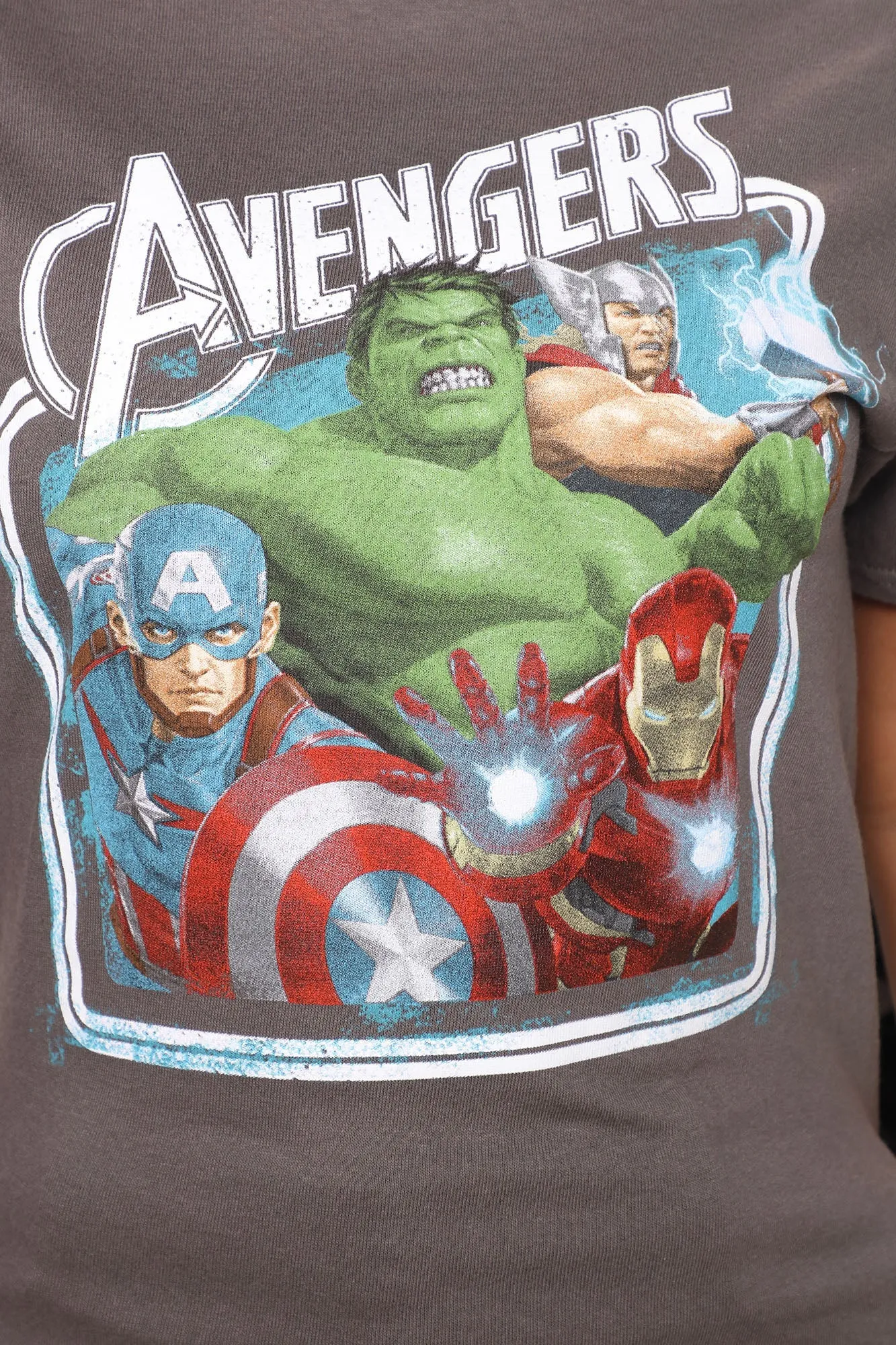 Avengers Graphic T-Shirt - Charcoal