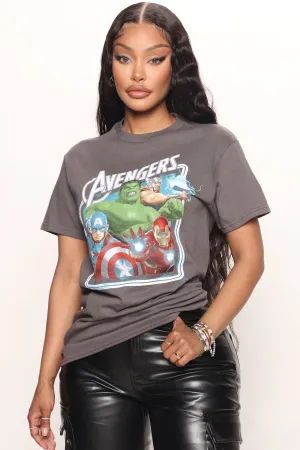 Avengers Graphic T-Shirt - Charcoal