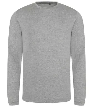 AWDis Long Sleeve Tri-Blend T-Shirt | Heather Grey