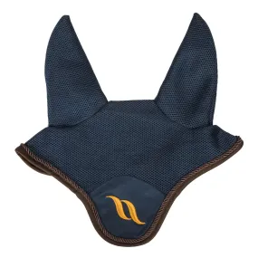 BACK ON TRACK AIRFLOW HORSE BONNET - NAVY