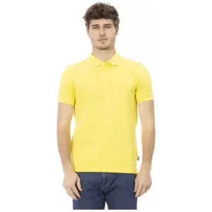 Baldinini Trend Yellow Cotton Men Polo