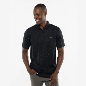 BAUER // TRAVIS MATHEW ON THE SCREWS POLO BLACK