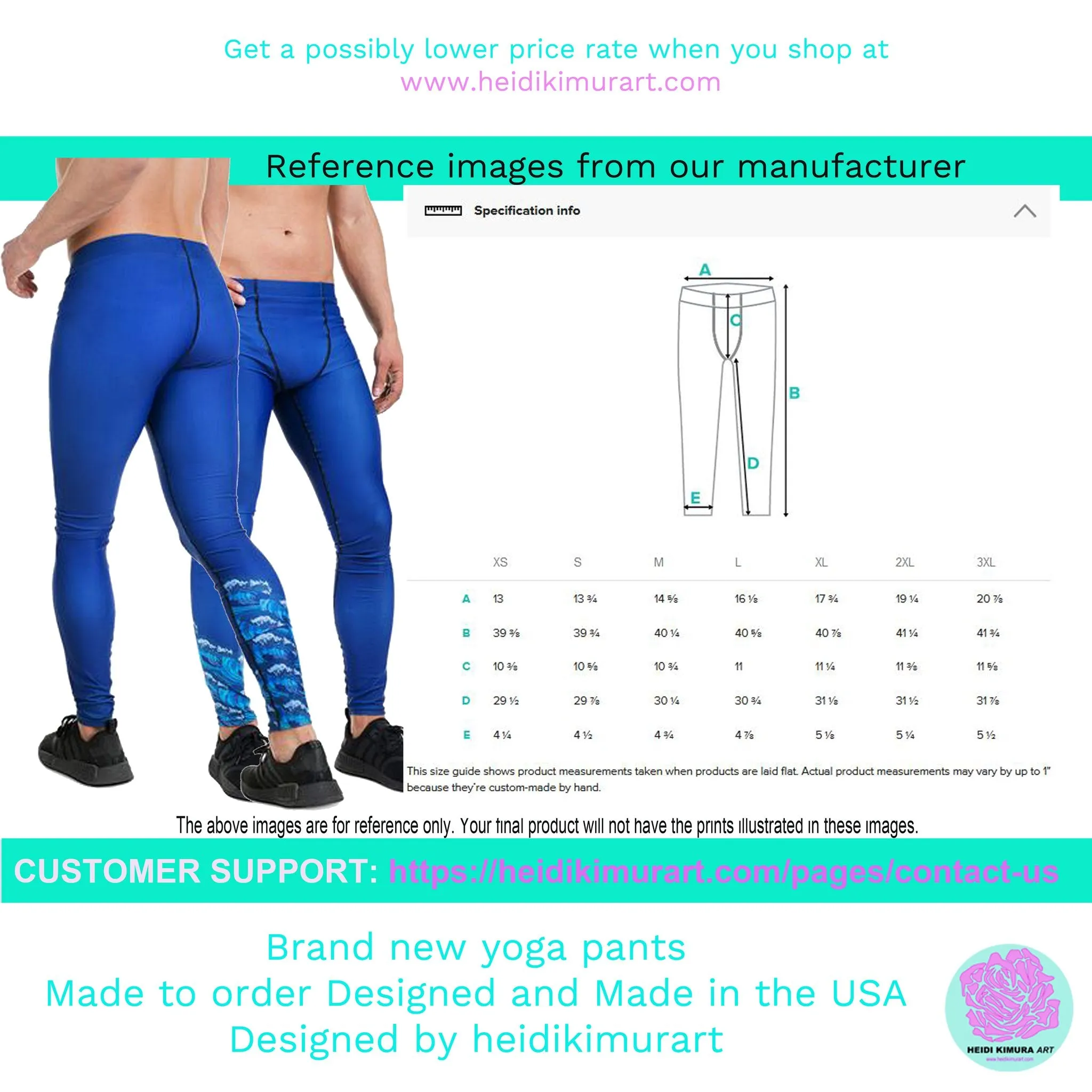 Blue Mixed Dotted Men's Leggings, Dots Pattern Designer Running Compression Tights For Men - Made in USA/EU/MX