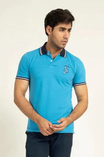 Blue Tipped Polo