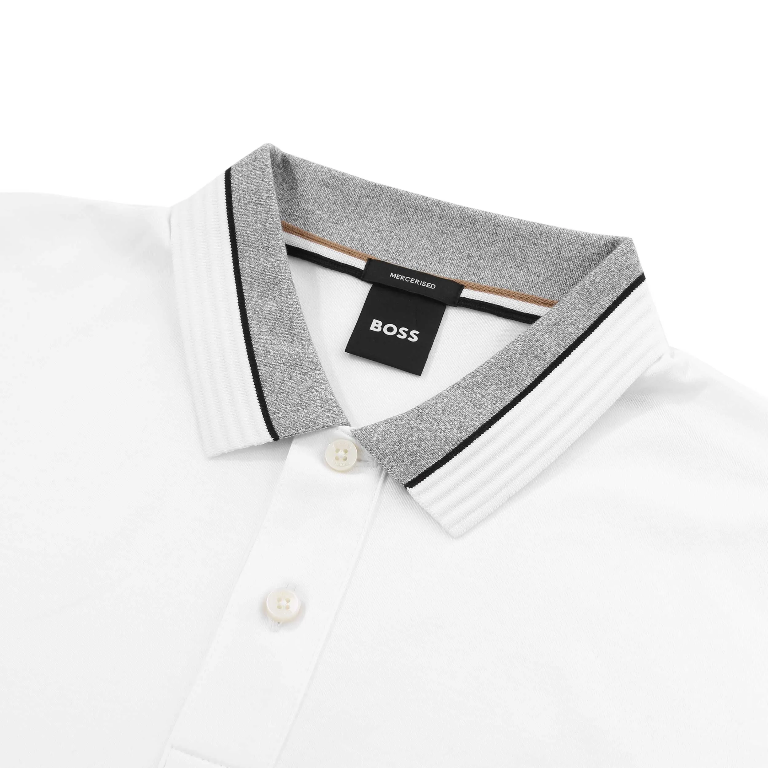 BOSS Parlay 200 Polo Shirt in White