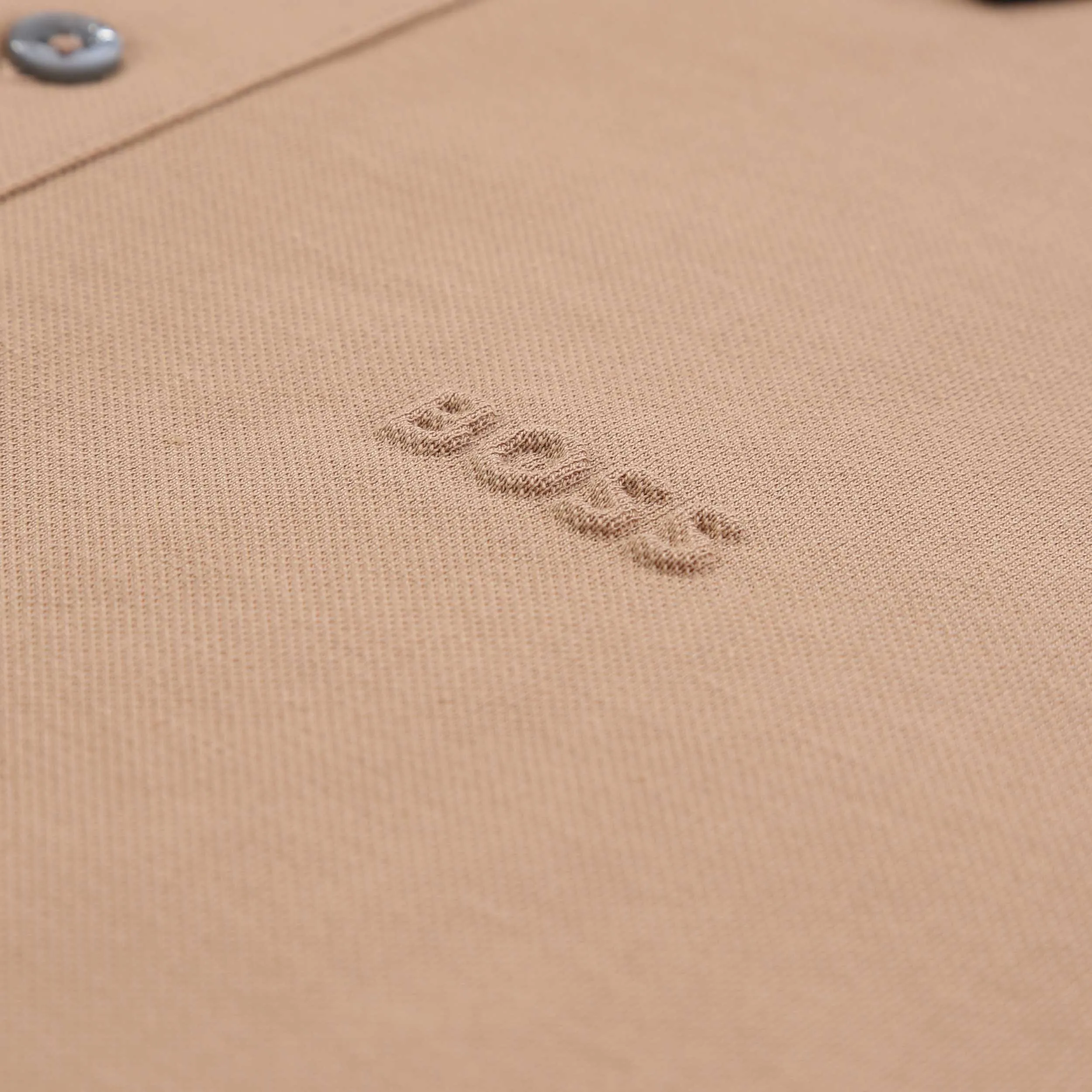 BOSS Prout 37 Polo Shirt in Medium Beige