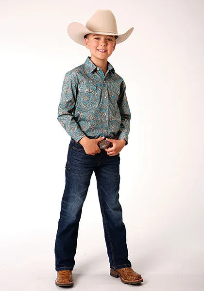 Boy's Roper Snap Front Shirt #03-030-0225-4010