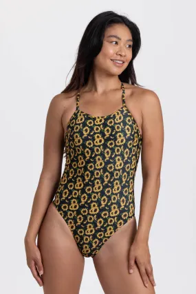 Brandon Swim Onesie - Flowerpop