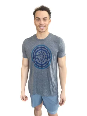 Captain America Sri Yantra On Linen Blend Crew