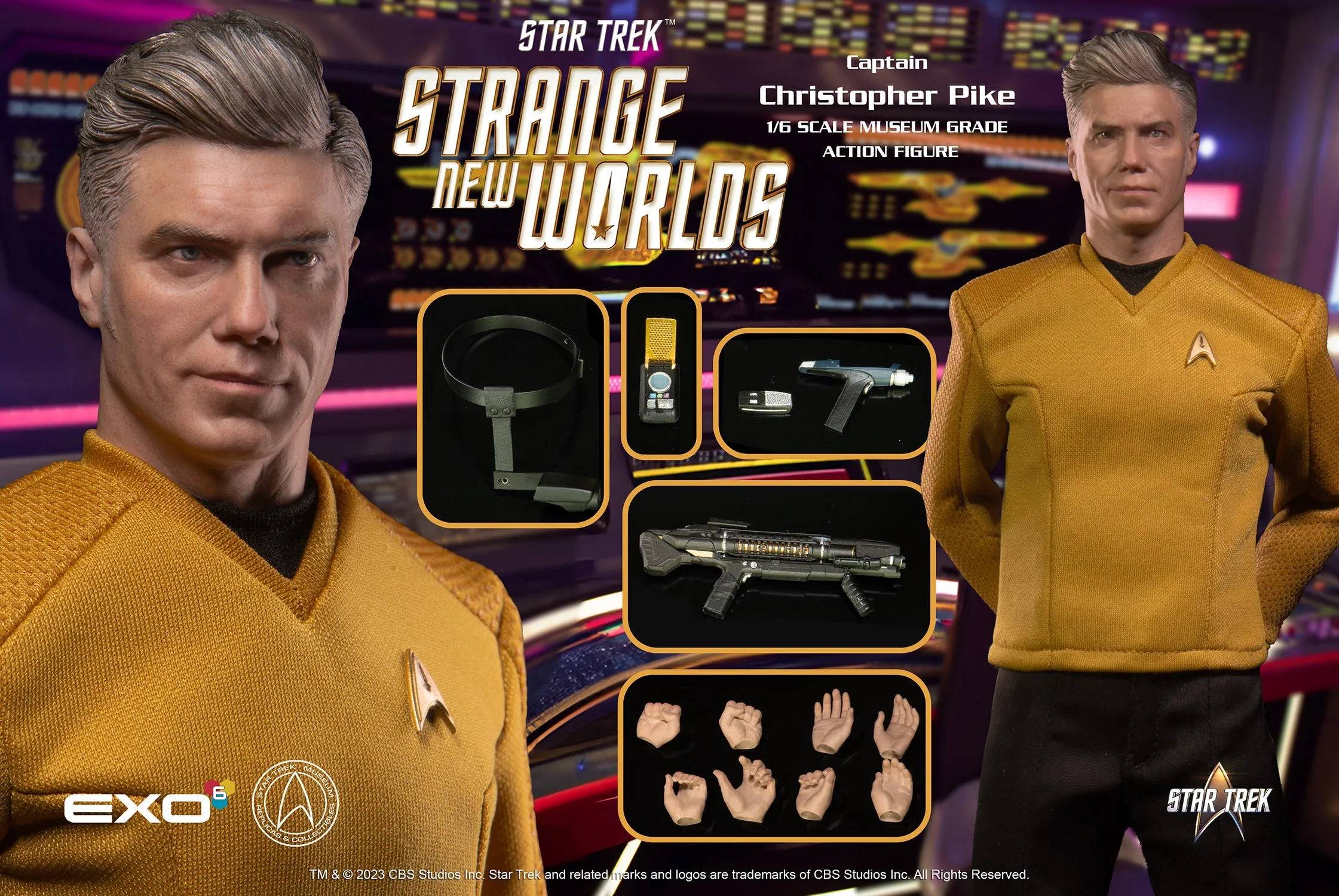 Captain Christopher Pike 1/6 Scale Figure