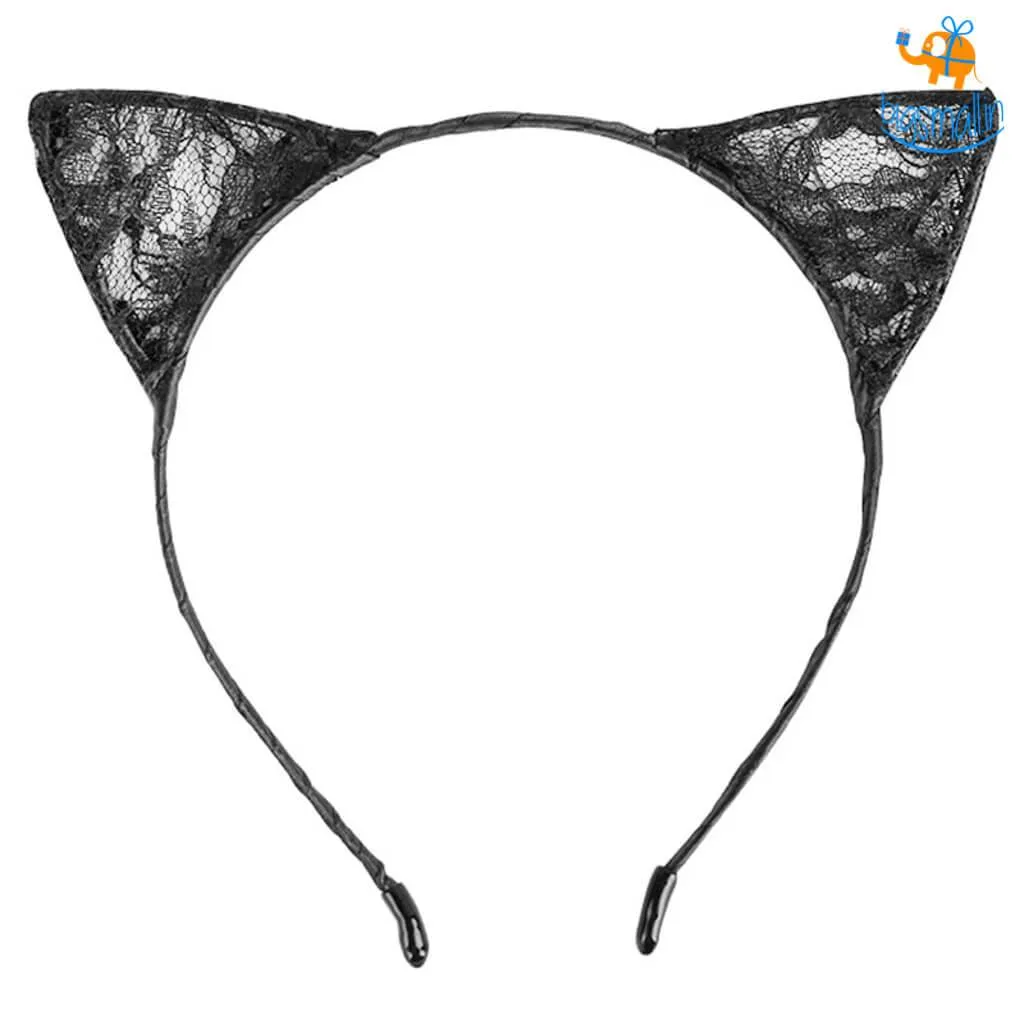 Cat Ears Knitted Head Band