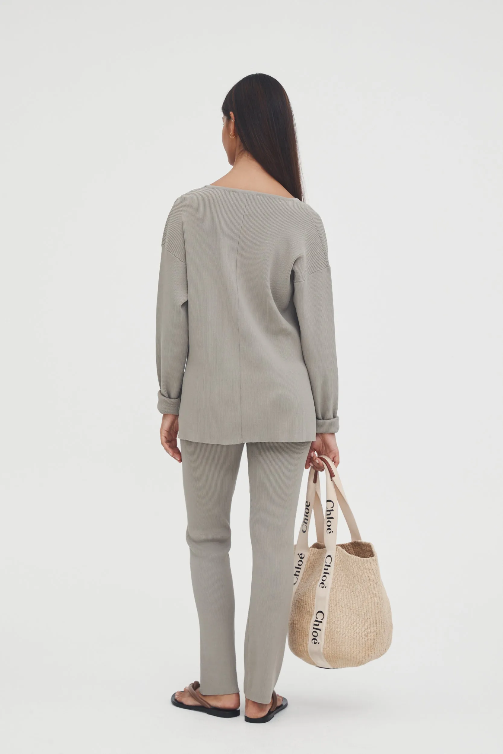 Celeste Knit Pant (Sage) - FINAL SALE