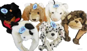 children's short ear animal hats Case of 36