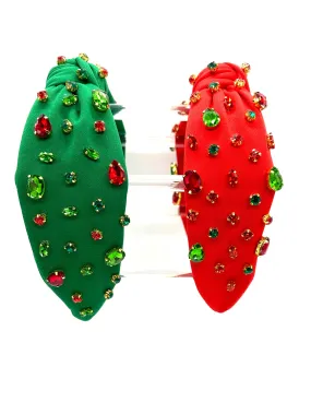 Christmas Colors Gemstone Headbands