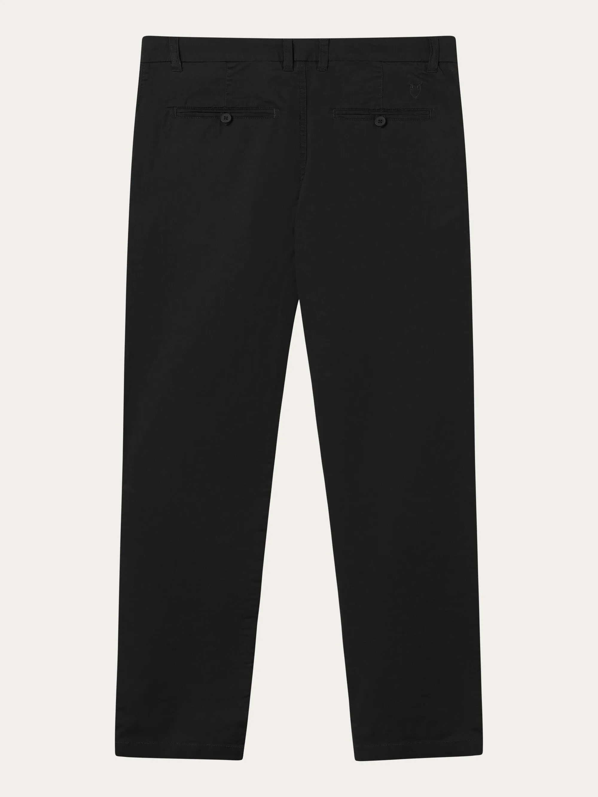 CHUCK regular chino poplin pant - Black Jet