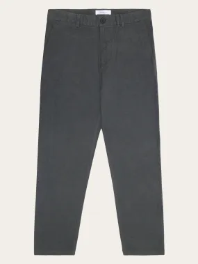 CHUCK regular flannel chino pants - Gray Pinstripe