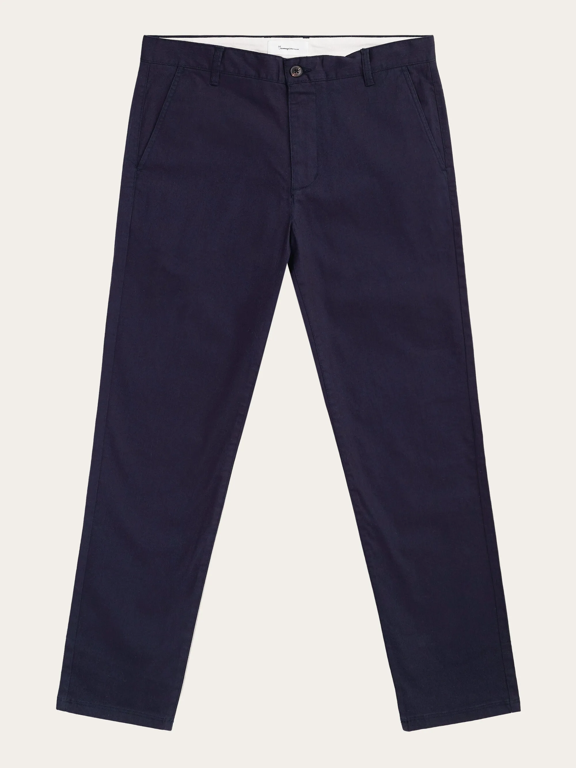 CHUCK regular herringbone pants - GOTS/Vegan - Night Sky