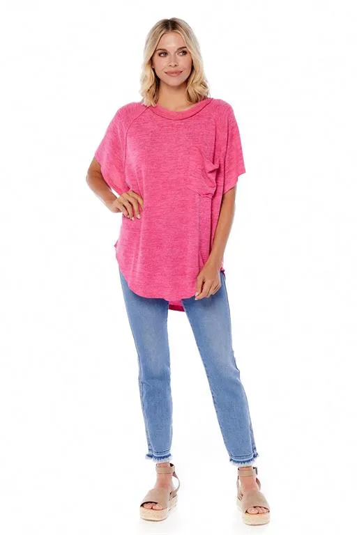 Claremont Tee by Mud Pie - Pink