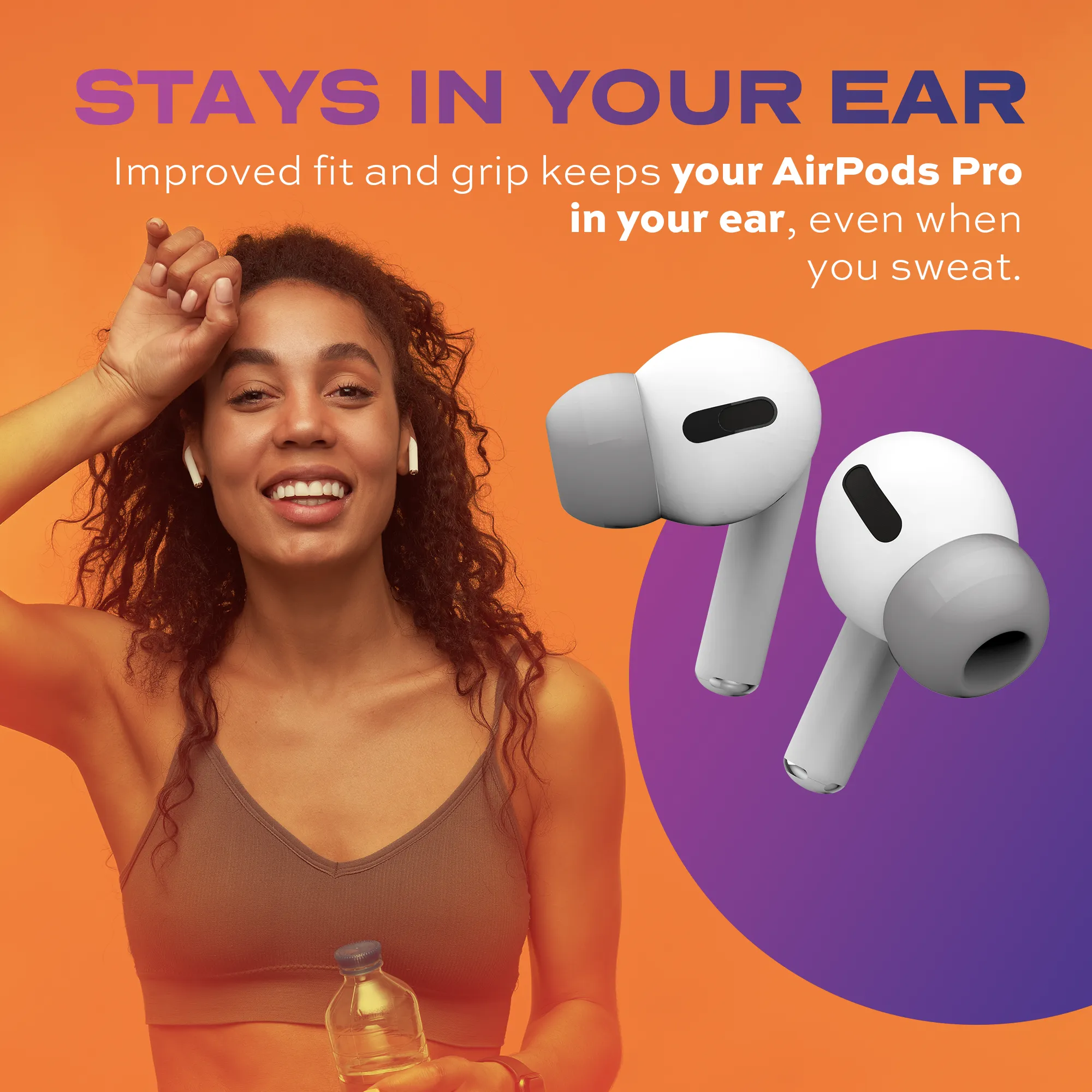 CloudBuds | Airpods Pro Tips | Memory Foam Ear Tip Replacement | 3 Sizes