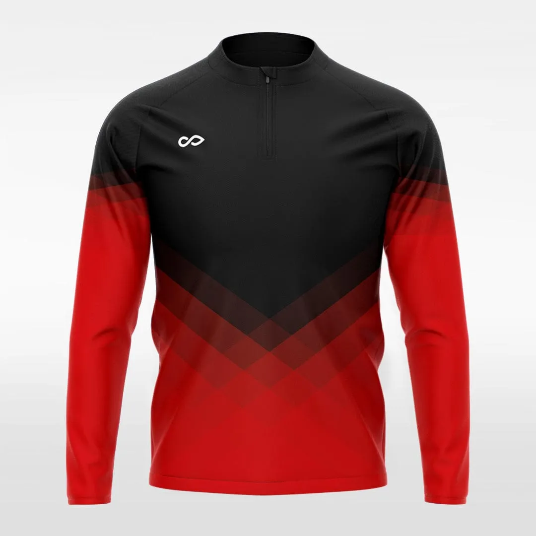 Continent - Customized Men's Sublimated 1/4 Zip Jacket