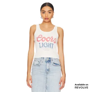 Coors Light 1980 - Rib Tank - White