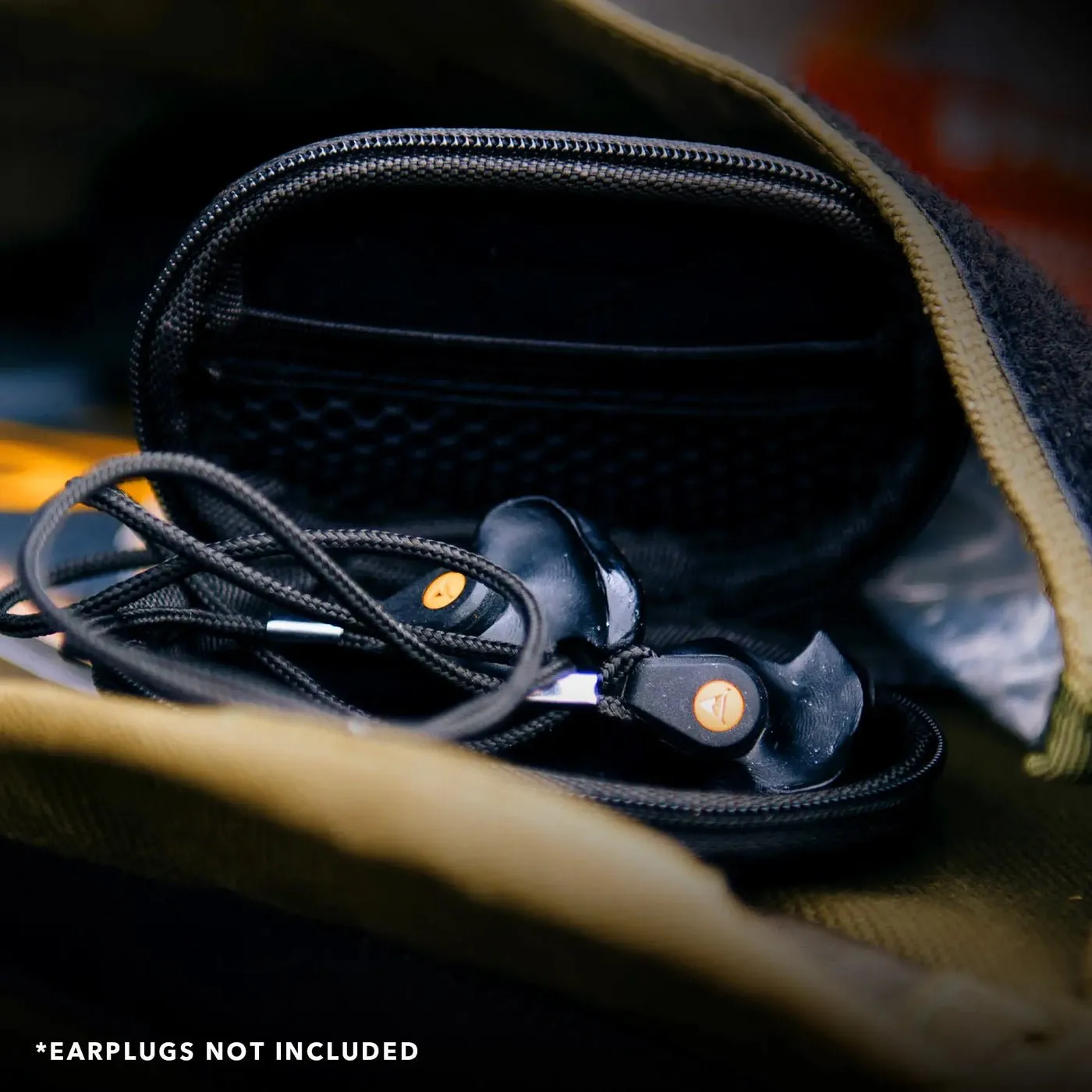 Decibullz Premium Earplug and Earphone Carrying Case