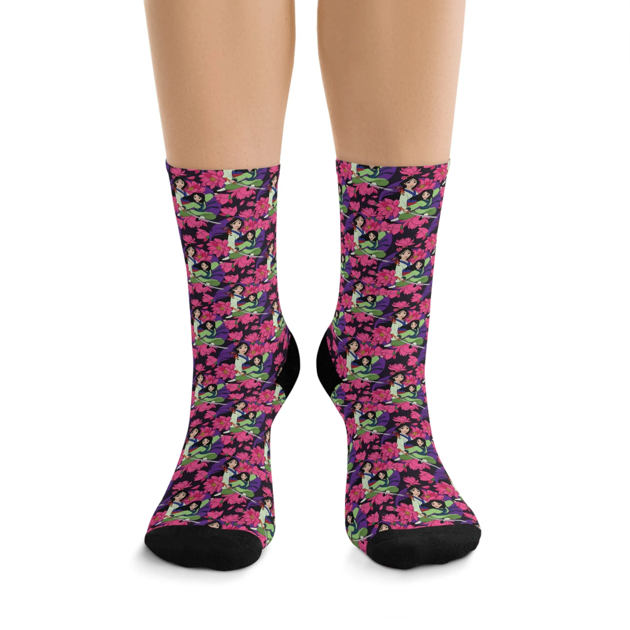 Disney Mulan Blooming Flowers Socks