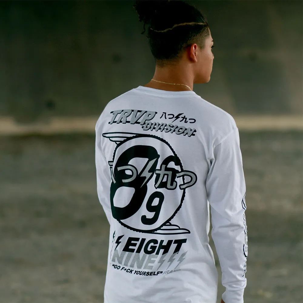 Division L/S T Shirt White