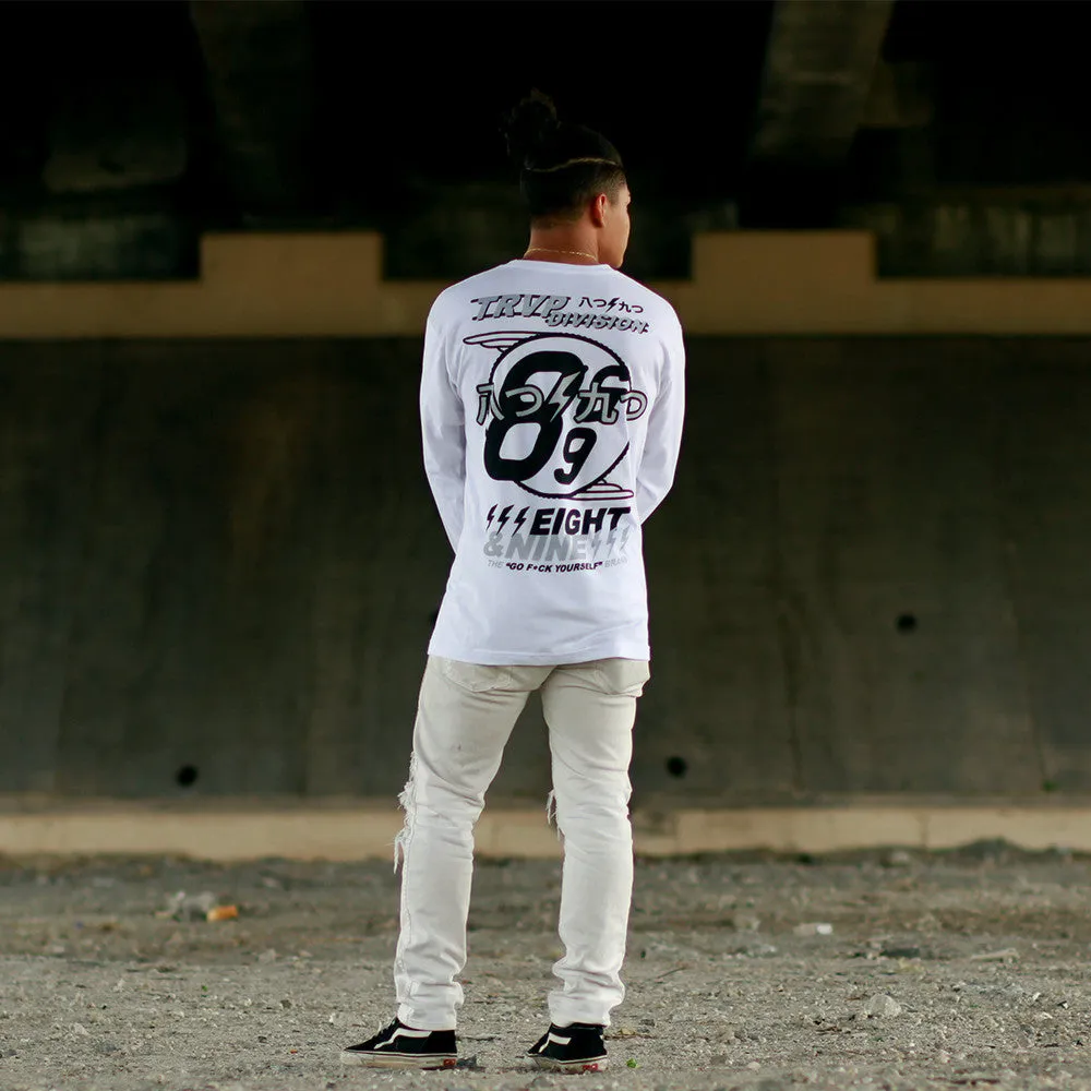 Division L/S T Shirt White