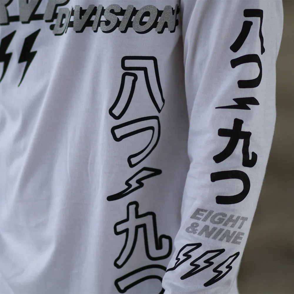 Division L/S T Shirt White