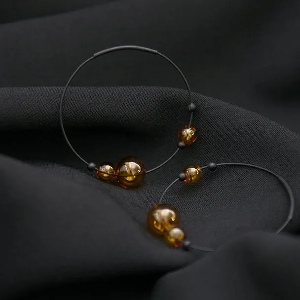 Eclipse Hoop Earrings