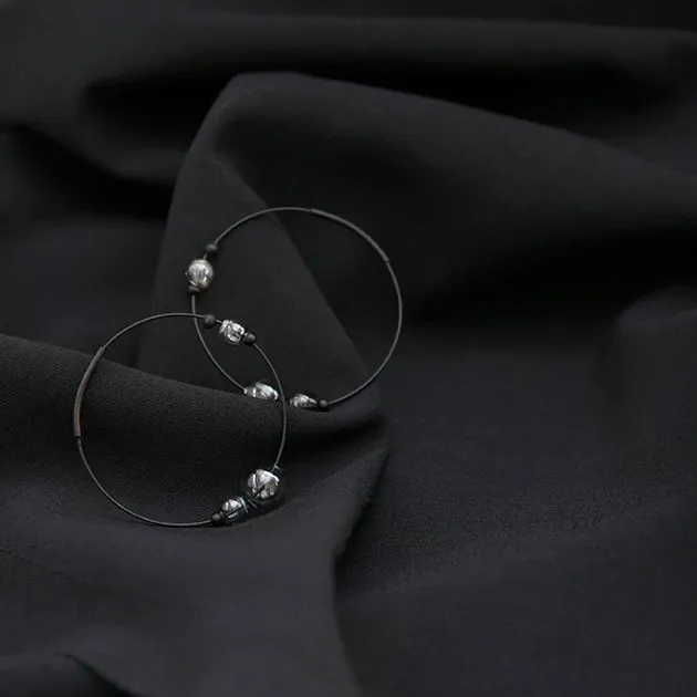 Eclipse Hoop Earrings