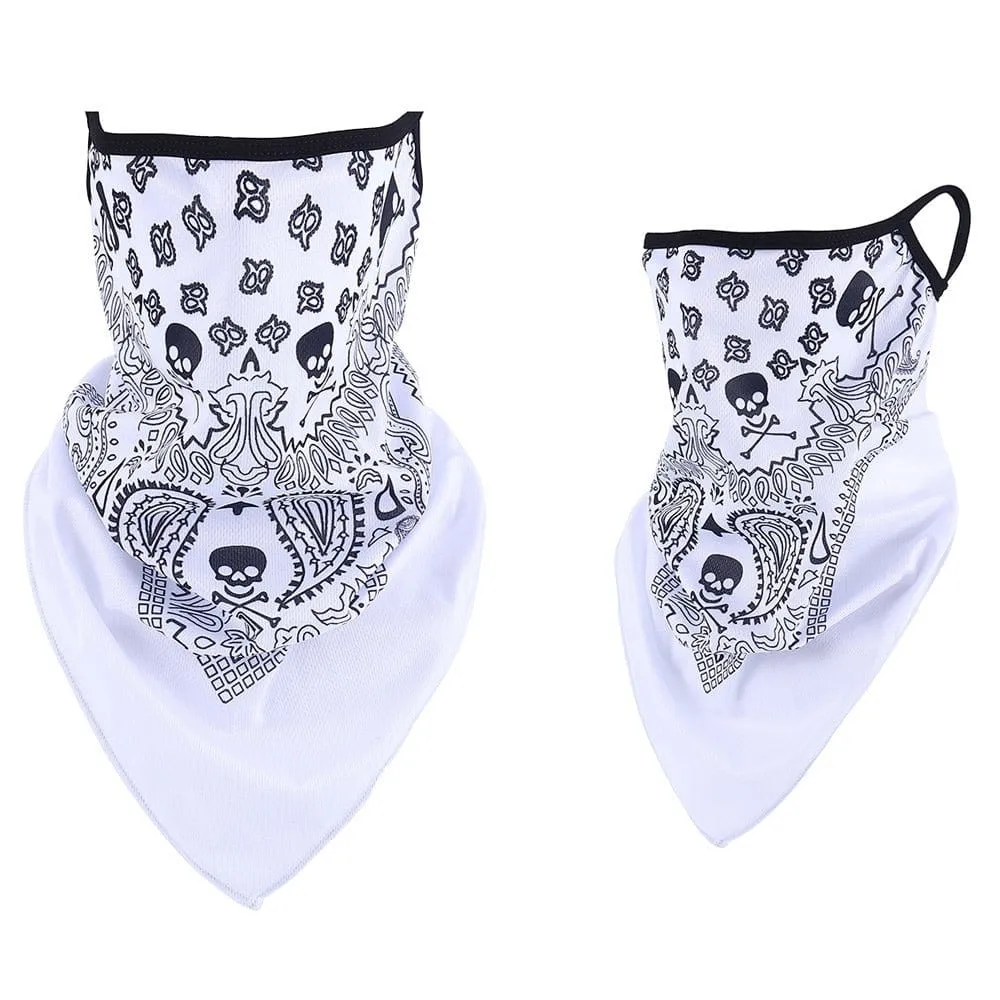 ES01 3pcs Monogrammable Mesh Breathable Neck Gaiter w/ Ear Loops (3pcs)