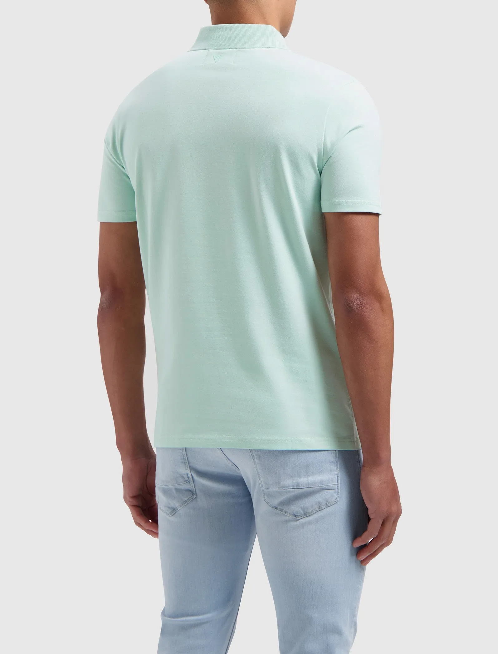 Essential Triangle Polo | Mint