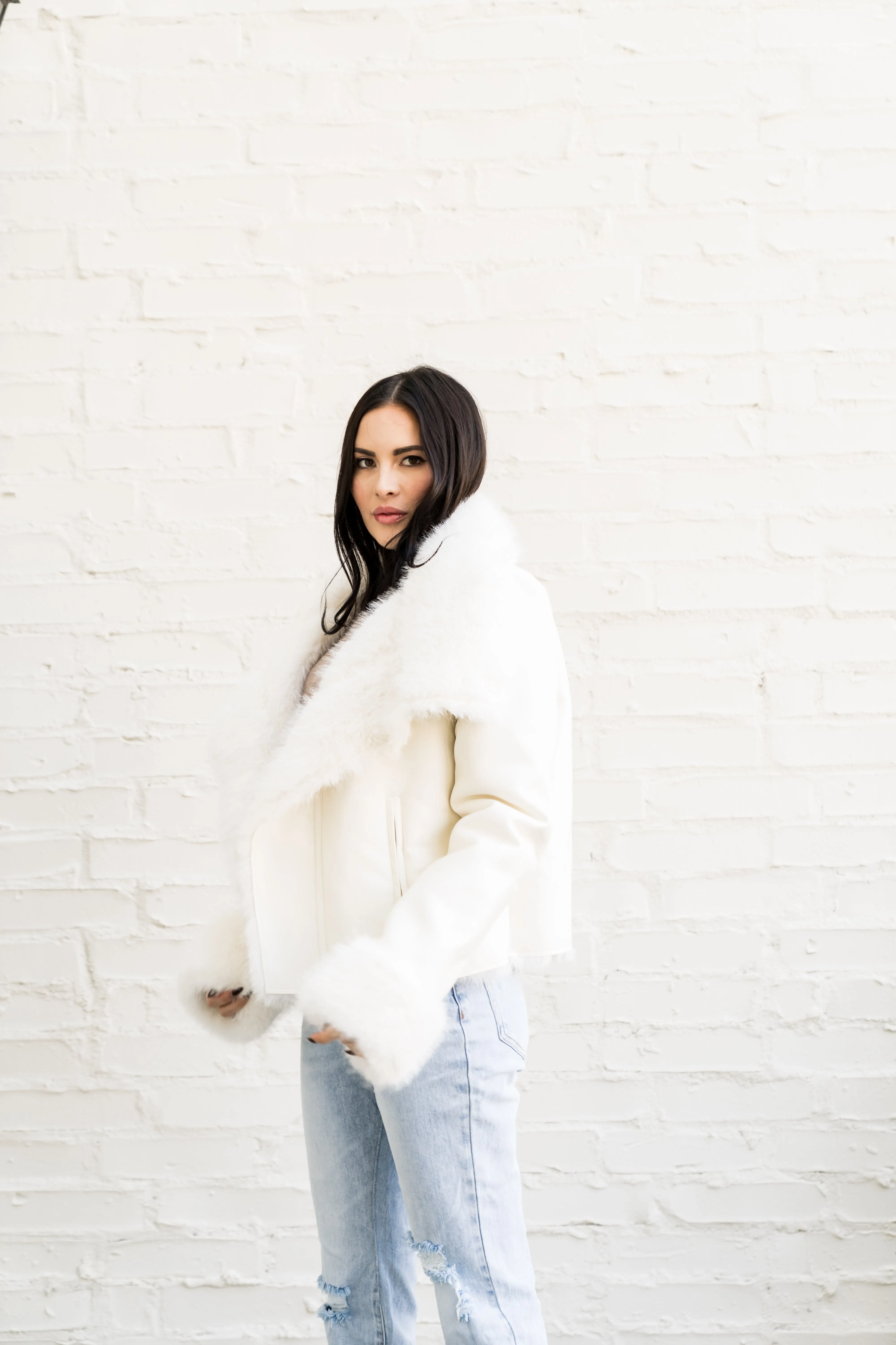 Faux Fur Coat