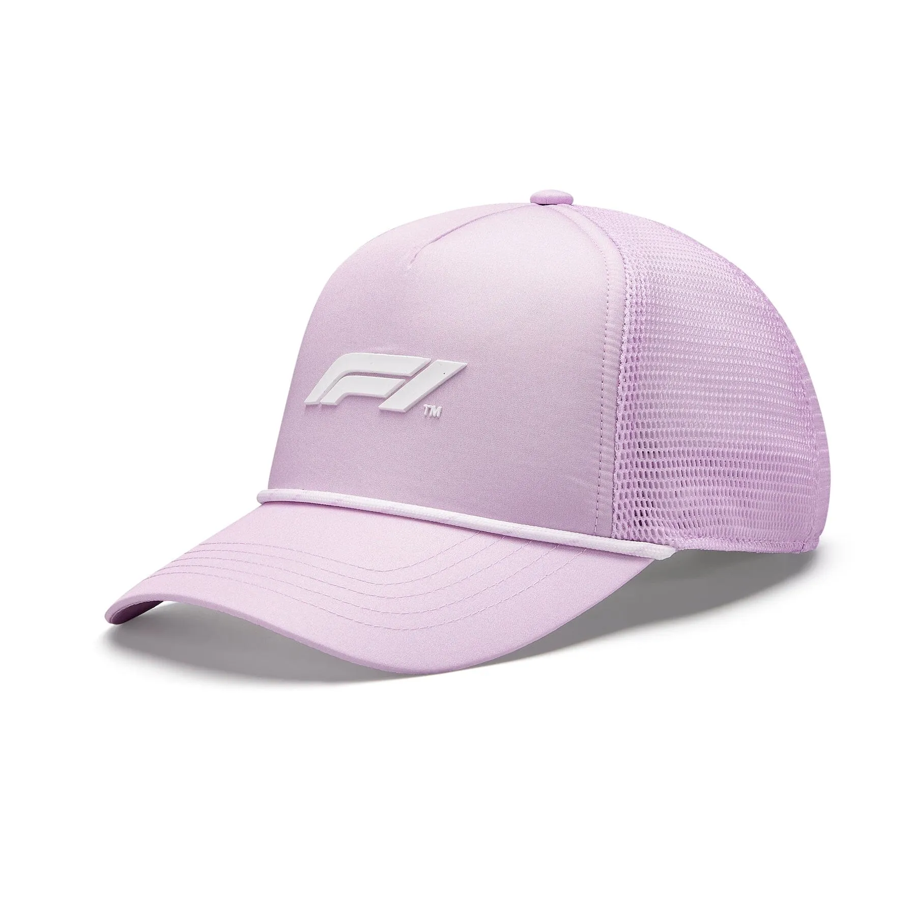 Formula 1 Tech Pastel Trucker Hat- Pink/Blue/Purple